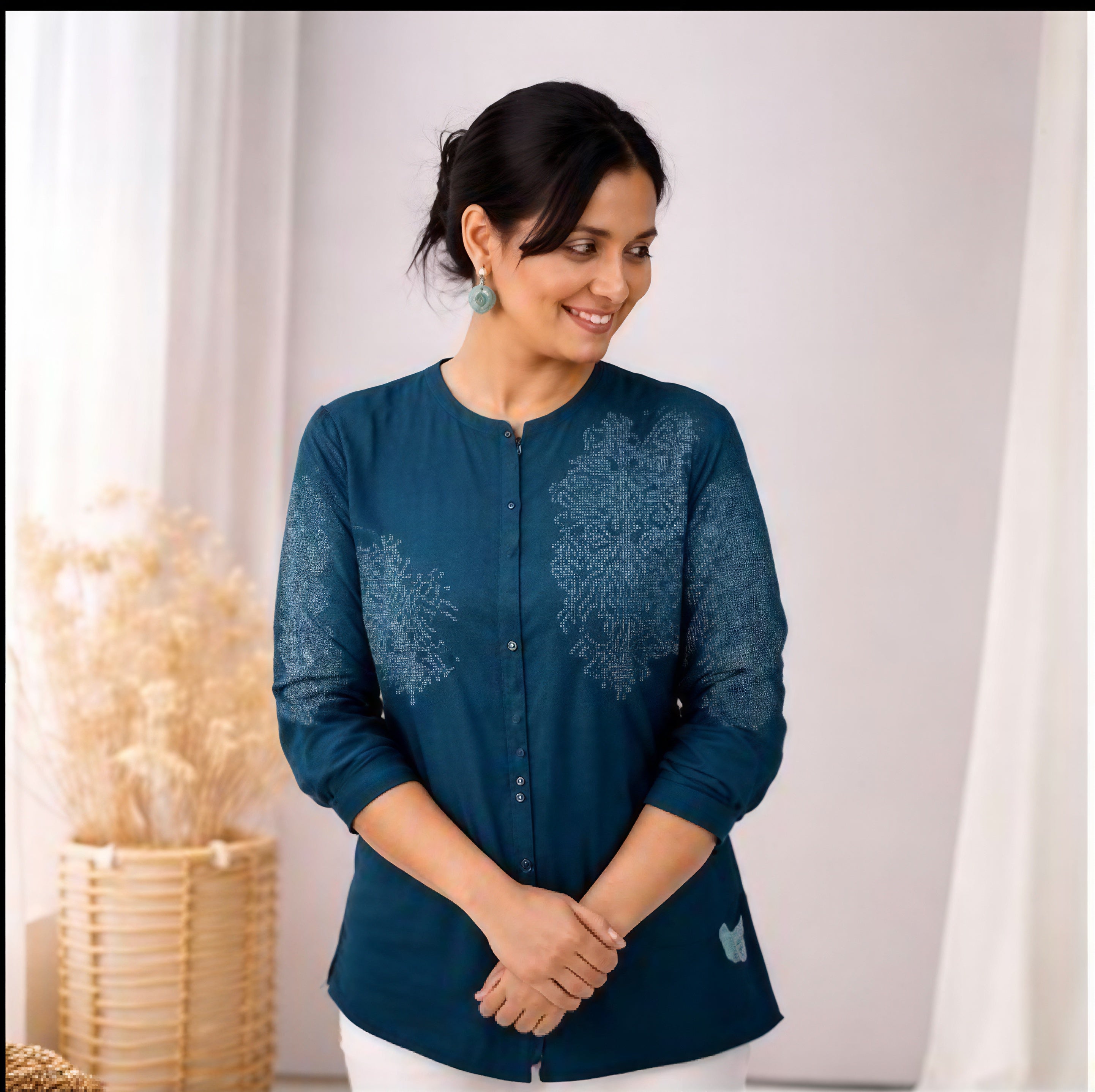 Half kurti with Kadai