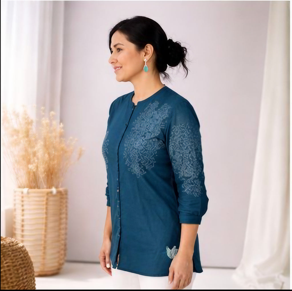 Half kurti with Kadai